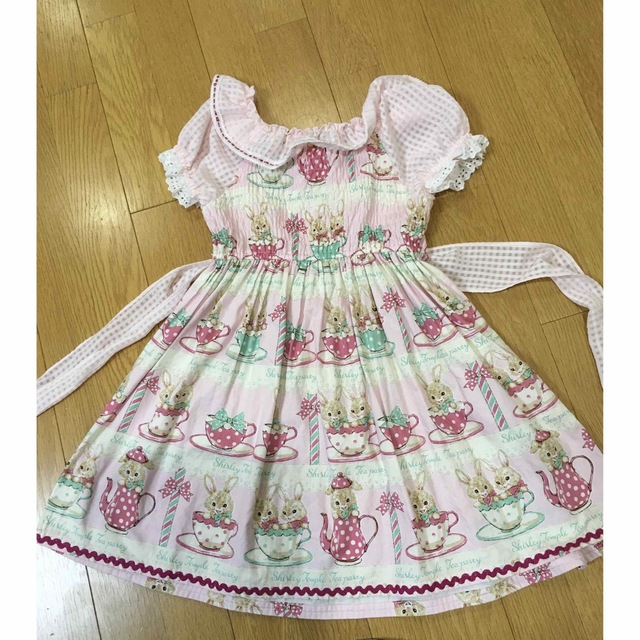 お気に入り】 ♡New Arrival 90 うさぎティーカップワンピース