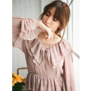 ハーリップトゥ(Her lip to)のherlipto♡Majolica Pleated Long Dress S(ロングワンピース/マキシワンピース)