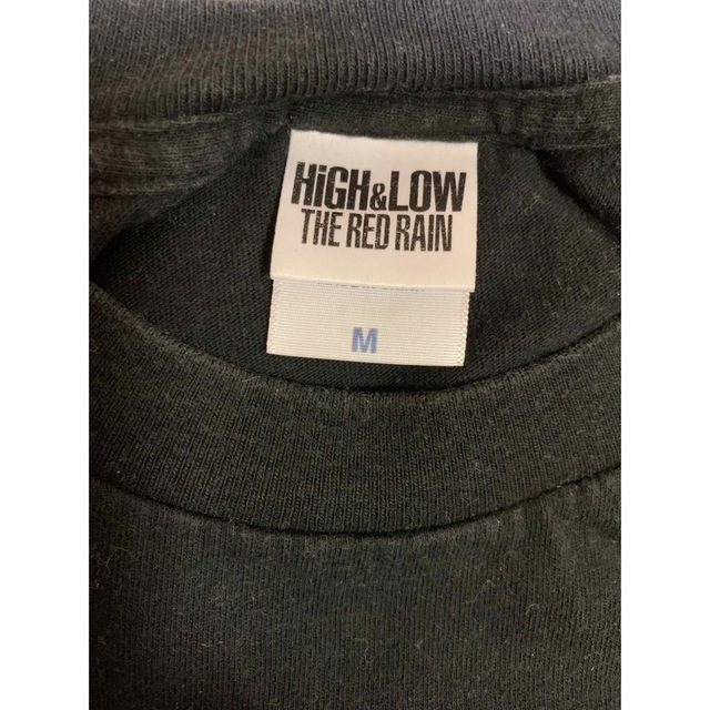 EXILE TRIBE(エグザイル トライブ)のHIGH&LOW THE RED RAIN  Tシャツ　黒　Mサイズ エンタメ/ホビーのタレントグッズ(ミュージシャン)の商品写真