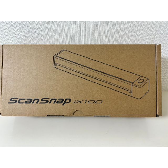 富士通(フジツウ)の富士通　ScanSnap iX100 FI-IX100BW  スキャナー スマホ/家電/カメラのPC/タブレット(PC周辺機器)の商品写真