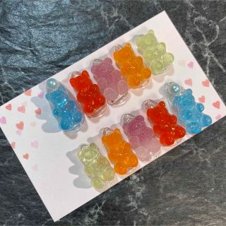 グミネイル　お菓子ネイル　おもちゃ箱ネイル　ハリボーグミ 個性派ネイル