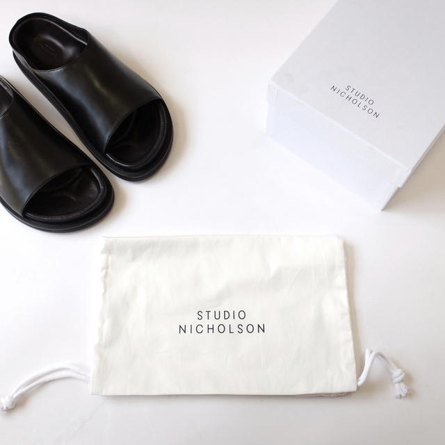 STUDIO NICHOLSON(スタジオニコルソン)の新品正規品 studio nicholson レザーサンダル メンズの靴/シューズ(サンダル)の商品写真