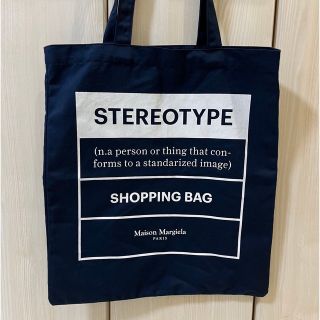 マルタンマルジェラ(Maison Martin Margiela)のメゾンマルジェラ トートバッグ Stereotype Tote bag ネイビー(トートバッグ)