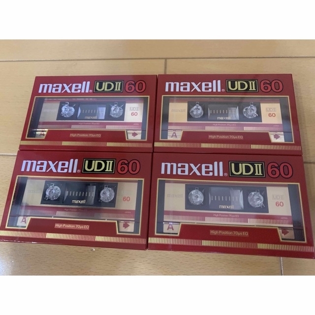 maxell UD Ⅱ  60 新品未開封　4本セット　土日限定価格
