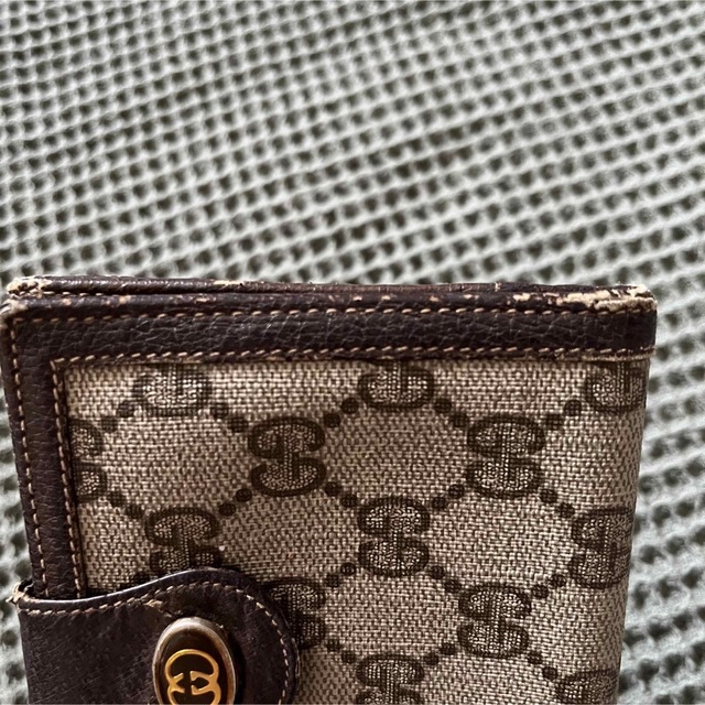 Gucci(グッチ)のGUCCI グッチ 財布 ウォレット GG キャンバス レザー ブラウン 総柄 レディースのファッション小物(財布)の商品写真