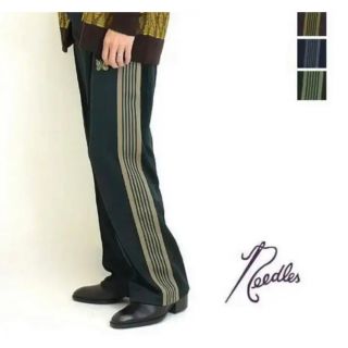 ニードルス(Needles)の21AW Needles ストレート　トラックパンツ ダークグリーン　ニードルス(その他)