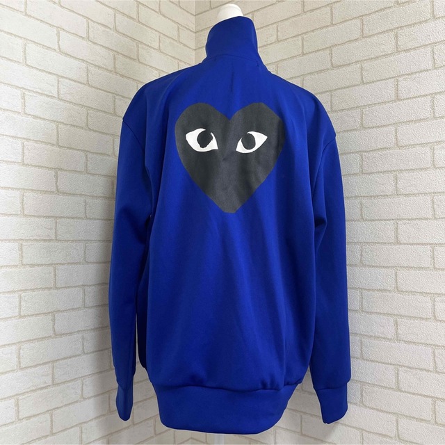 ホワイトブラウン プレイ コムデギャルソン 新品 本物 XXL ジャージ