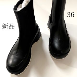 ステラマッカートニー(Stella McCartney)の新品/36 ステラ マッカートニー トレース サイドゴアブーツ チェルシーブーツ(ブーツ)