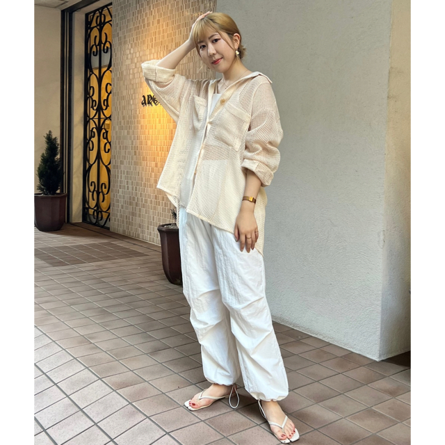 CAPRICIEUX LE'MAGE - 【CAPRICIEUX LE'MAGE】メッシュシャツ