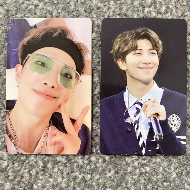 K-POP/アジア 【公式】BTS RM ナムジュン 公式 トレカ 2枚セット 美品