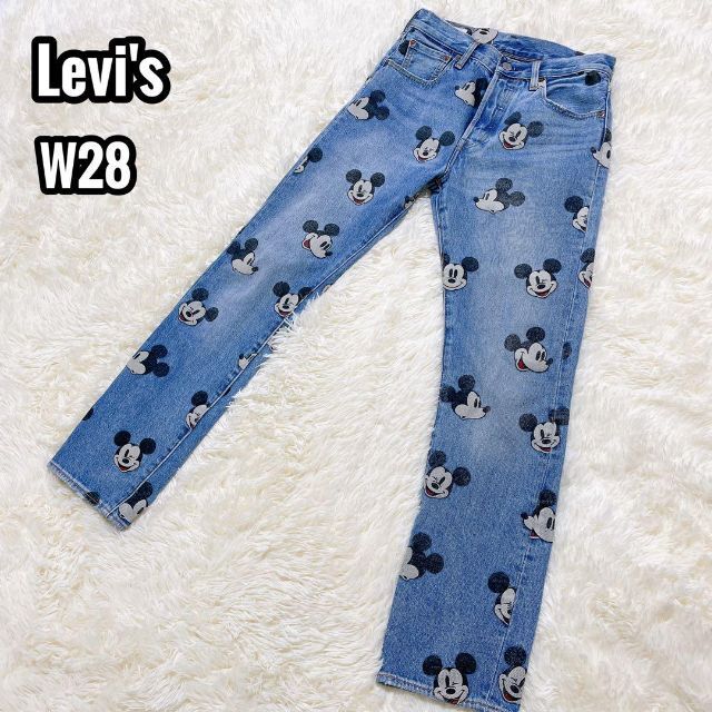 LeviLevi's ミッキーマウス PREMIUM 501 デニムパンツ W28