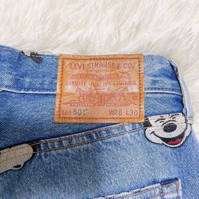 Levi's(リーバイス)のLevi's ミッキーマウス PREMIUM 501 デニムパンツ W28 メンズのパンツ(デニム/ジーンズ)の商品写真