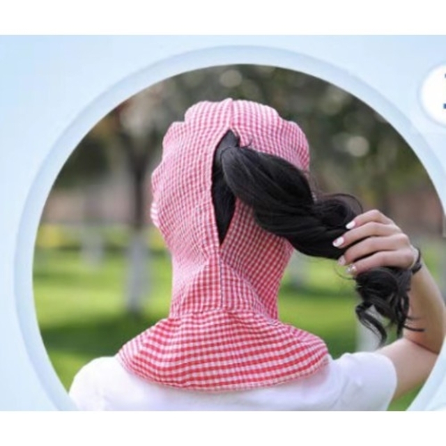 【新品】UVカット 日焼け防止 ツバ広帽子 日除け キャップ レディース ピンク レディースの帽子(キャップ)の商品写真