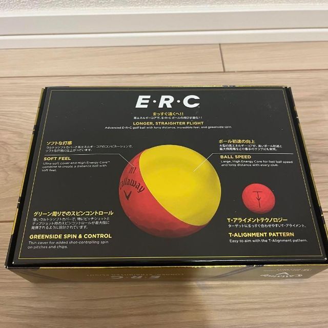 キャロウェイ ゴルフボール ERC マットカラー レッド1ダース 新品未使用