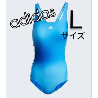 アディダス(adidas)の期間値下げ アディダス レディース スイムウェア Ｌサイズ ワンピース 水色(水着)