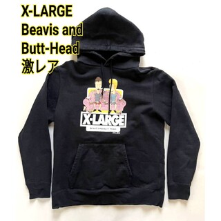 XLARGE - 激レアX-LARGE Beavis and Butt-Head コラボ パーカー