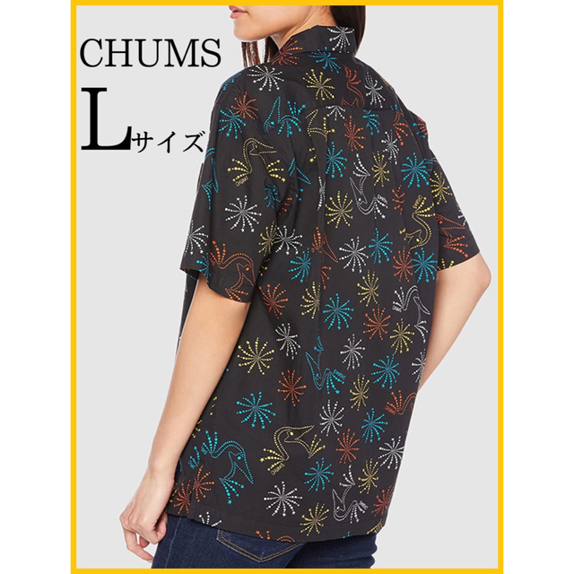 CHUMS(チャムス)のCHUMS チャムス シャツ Chumloha Shirt レディース Lサイズ レディースのトップス(Tシャツ(半袖/袖なし))の商品写真