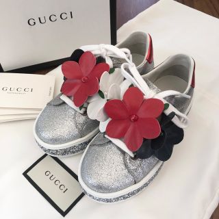 グッチ(Gucci)の【お取置き中】グッチチルドレン 新品シューズ 28(スニーカー)