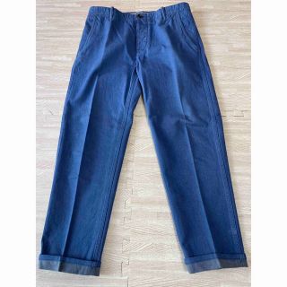 インコテックス(INCOTEX)の値下げ！【極美品】インコテックSLACKS デニムスラックス　ビンテージ加工(デニム/ジーンズ)