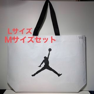 ジョーダン(Jordan Brand（NIKE）)のLサイズ×1 Mサイズ×1　ジョーダンストアワールドオブフライト限定　エコバッグ(スニーカー)