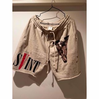 ヴィーローン(VLONE)のsaint michael vlone sweat shorts Lサイズ(ショートパンツ)