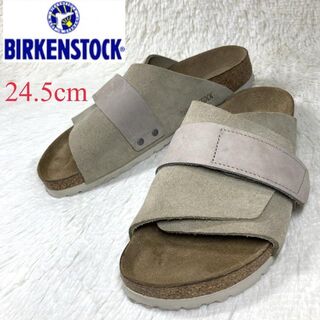 ビルケンシュトック(BIRKENSTOCK)のビルケンシュトック キョウト パリ ベージュ×ブラウン 38/24.5cm(サンダル)