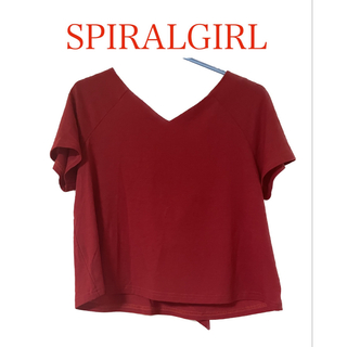 スパイラルガール(SPIRAL GIRL)のSPIRALGIRL トップス 半袖(カットソー(半袖/袖なし))