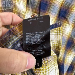 MINEDENIM - MINEDENIM マインデニム チェックフランネルシャツ M 登坂