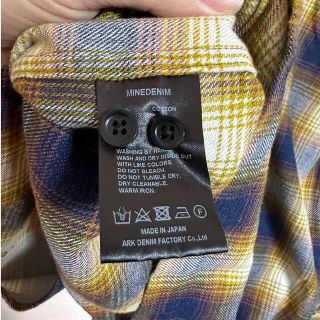 MINEDENIM - MINEDENIM マインデニム チェックフランネルシャツ M 登坂