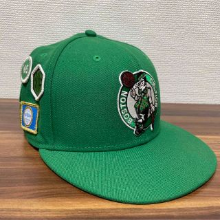 ニューエラー(NEW ERA)の刺繍ワッペン4個 NBA ニューエラ BOSTON CELTICS キャップ(キャップ)