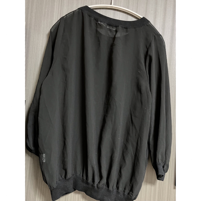 BLACK by moussy(ブラックバイマウジー)のブラックバイマウジー/シアートップス レディースのトップス(シャツ/ブラウス(長袖/七分))の商品写真