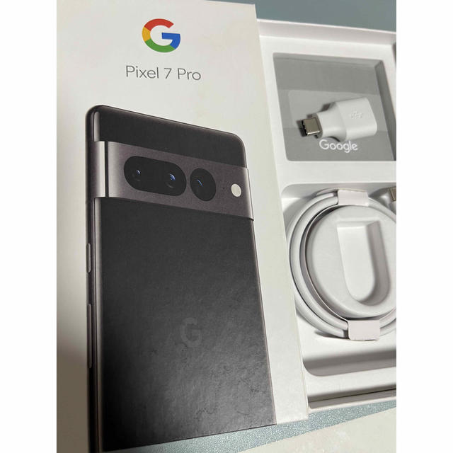 Google Pixel(グーグルピクセル)の【ユッキー様専用】Pixel7 Pro ブラック 128GB スマホ/家電/カメラのスマートフォン/携帯電話(スマートフォン本体)の商品写真