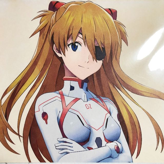 ★EVANGELION HEROINES描きおろし色紙：惣流・アスカ・ラングレー エンタメ/ホビーのアニメグッズ(その他)の商品写真