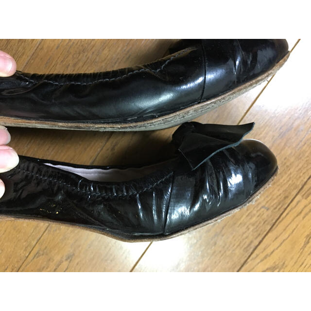 miumiu(ミュウミュウ)のmiumiu リボンパンプス 36.5 レディースの靴/シューズ(バレエシューズ)の商品写真