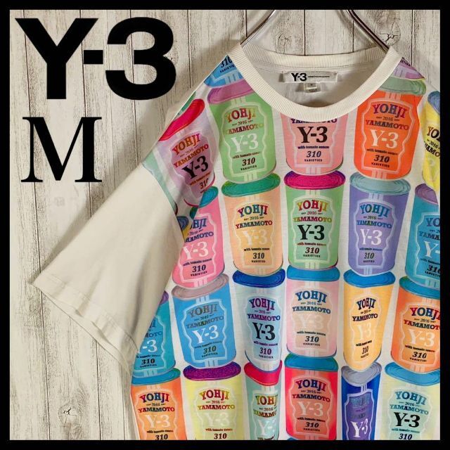 【最高デザイン】Y-3 ヨウジヤマモト 入手困難 両面ロゴ 奇抜 Tシャツ | フリマアプリ ラクマ