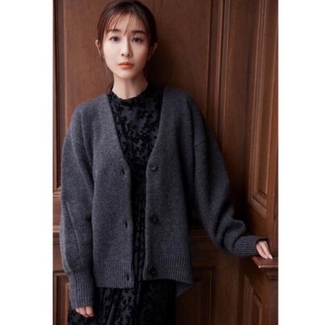 カーディガン田中みな実CLANE LONG KNIT CARDIGAN