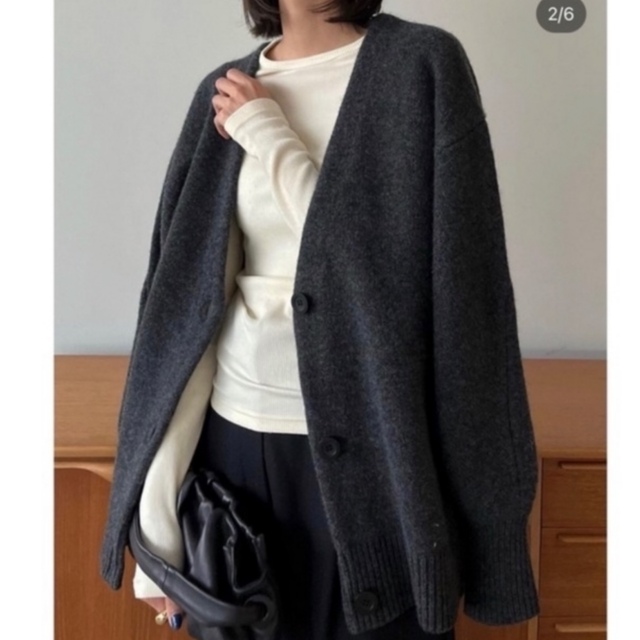 CLANE×田中みな実　LONG KNIT CARDIGAN