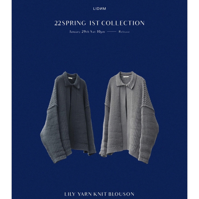 LIDNM LILY YARN KNIT BLOUSON 【楽天ランキング1位】 40.0%割引 www