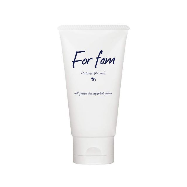 【新着商品】For fam フォーファム アウトドアUVミルク 80g SPF3