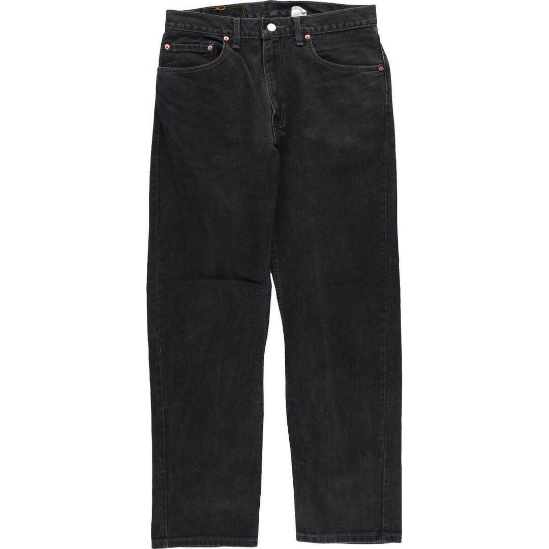 90年代 リーバイス Levi's 505 REGULAR FIT STRAIGHT LEG ブラックジーンズ テーパードデニムパンツ カナダ製 メンズw34 ヴィンテージ /eaa328501