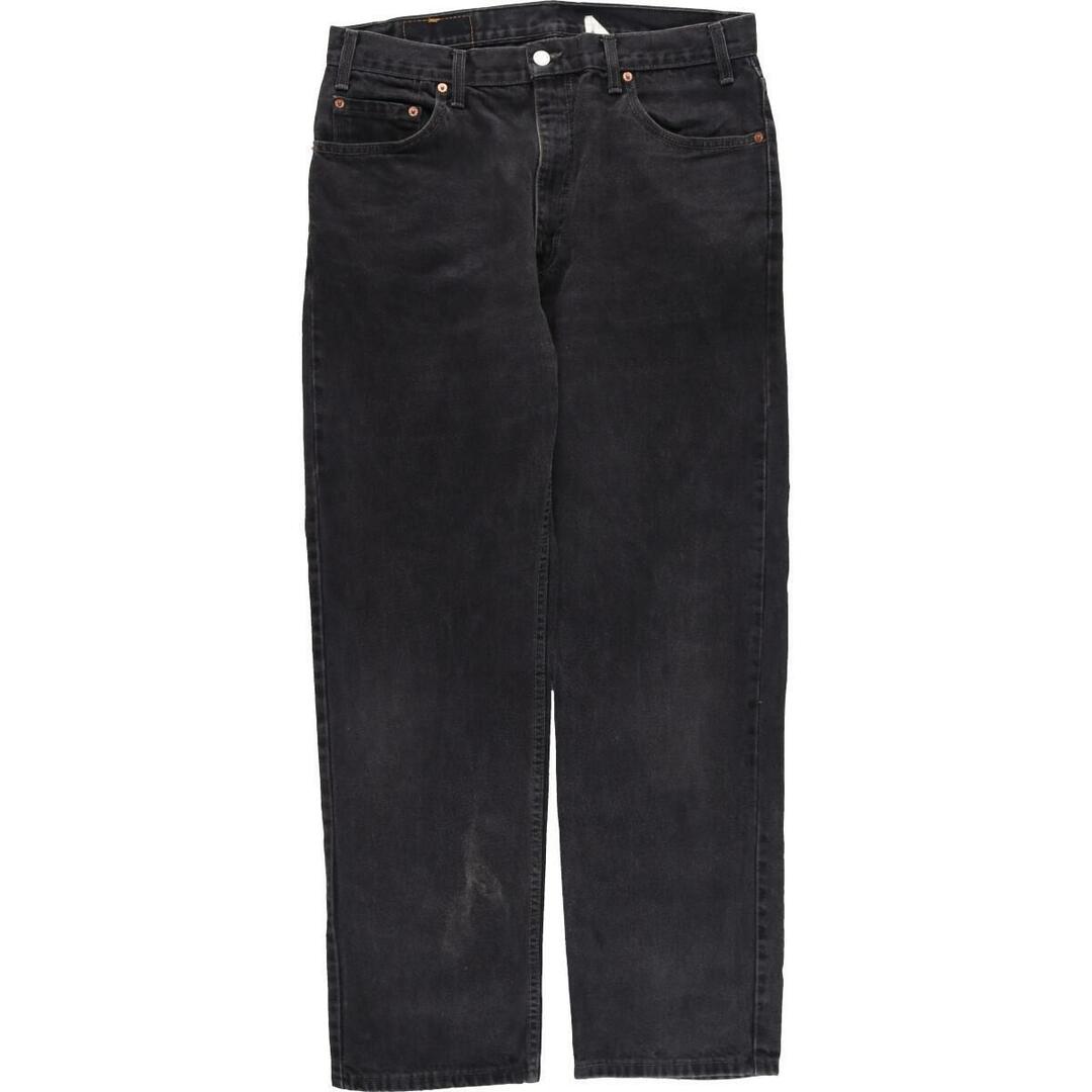 90年代 リーバイス Levi's 505 REGULAR FIT STRAIGHT LEG ブラックジーンズ テーパードデニムパンツ カナダ製 メンズw36 ヴィンテージ /eaa329042