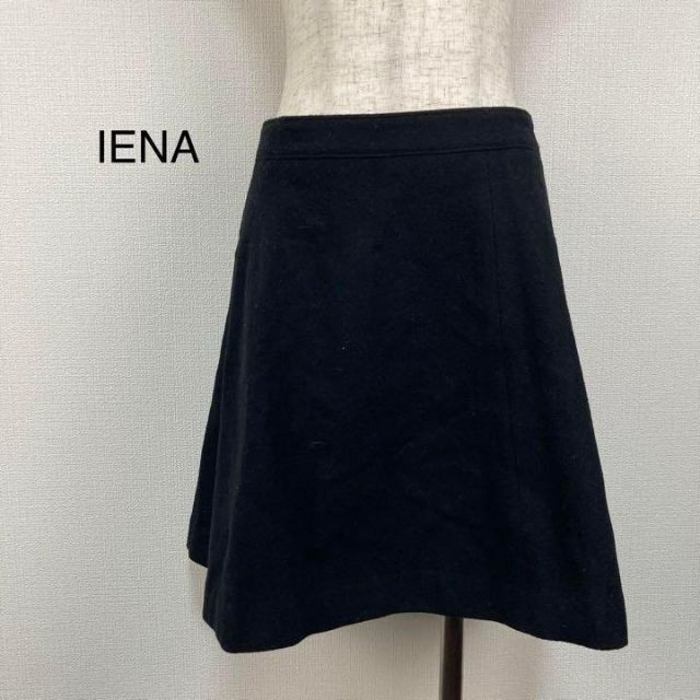 IENA スカート　40号　ブラック