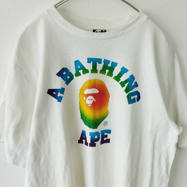 アベイシングエイプ　A BATHING APE　Ｔシャツ　ビッグロゴ　デカロゴ