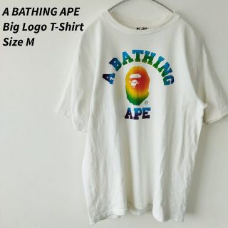 アベイシングエイプ(A BATHING APE)のアベイシングエイプ　A BATHING APE　Ｔシャツ　ビッグロゴ　デカロゴ(Tシャツ/カットソー(半袖/袖なし))