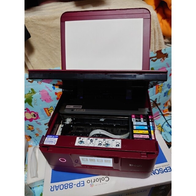 EPSON EP-880AR  エプソン カラリオ インク９本 箱付染料インク色数