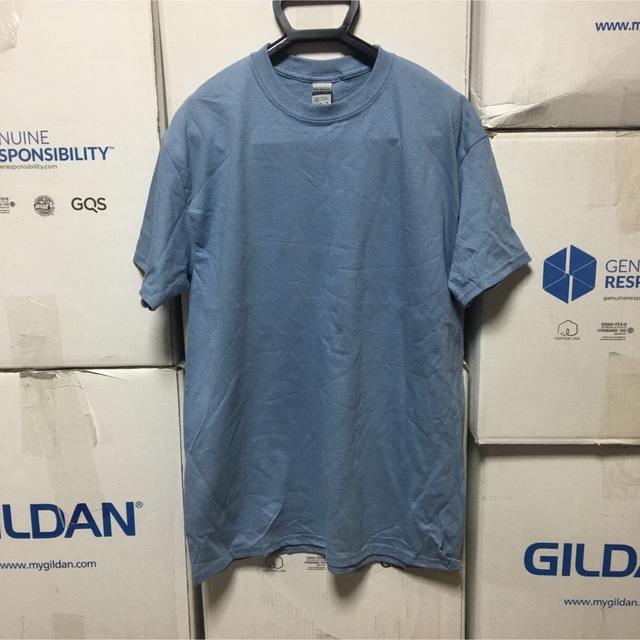 GILDAN(ギルタン)のGILDANギルダン@半袖無地Tシャツ@ポケット無し★ストーンブルー★XLサイズ メンズのトップス(Tシャツ/カットソー(半袖/袖なし))の商品写真