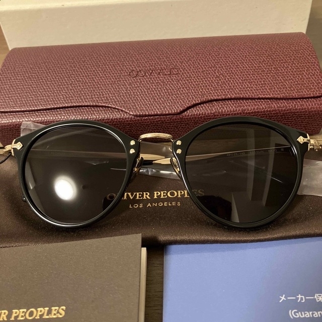 Oliver Peoples(オリバーピープルズ)のOLIVER PEOPLES オリバーピープルズ　505SUN BK/G 雅 メンズのファッション小物(サングラス/メガネ)の商品写真