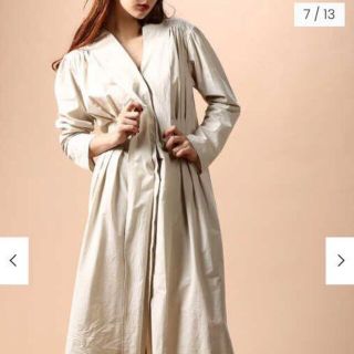 ウーア(Uhr)の美品 uhr /Waist Tuck Dress19SS ウエストタックドレス(ロングワンピース/マキシワンピース)