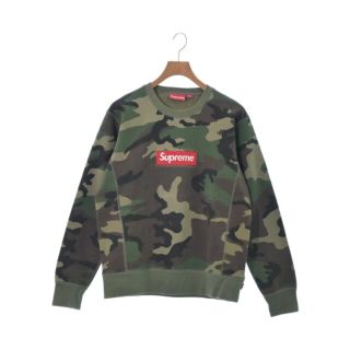 シュプリーム(Supreme)のSupreme シュプリーム スウェット S カーキx黒x茶(迷彩) 【古着】【中古】(スウェット)