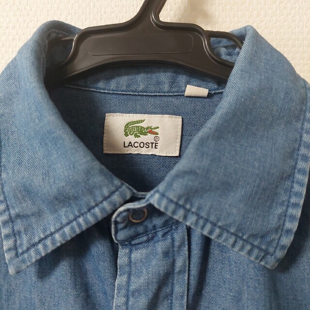 LACOSTE(ラコステ)のラコステ　デニムシャツ キッズ/ベビー/マタニティのキッズ服男の子用(90cm~)(ブラウス)の商品写真